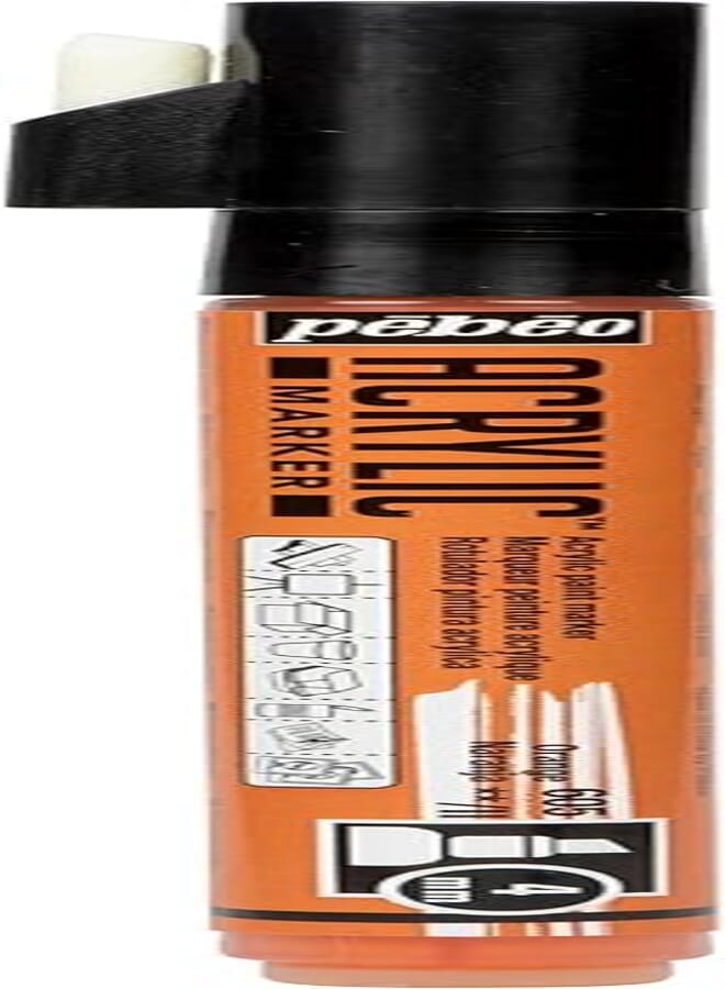PEBEO DecoMarker B4, Acrylic, Orange
